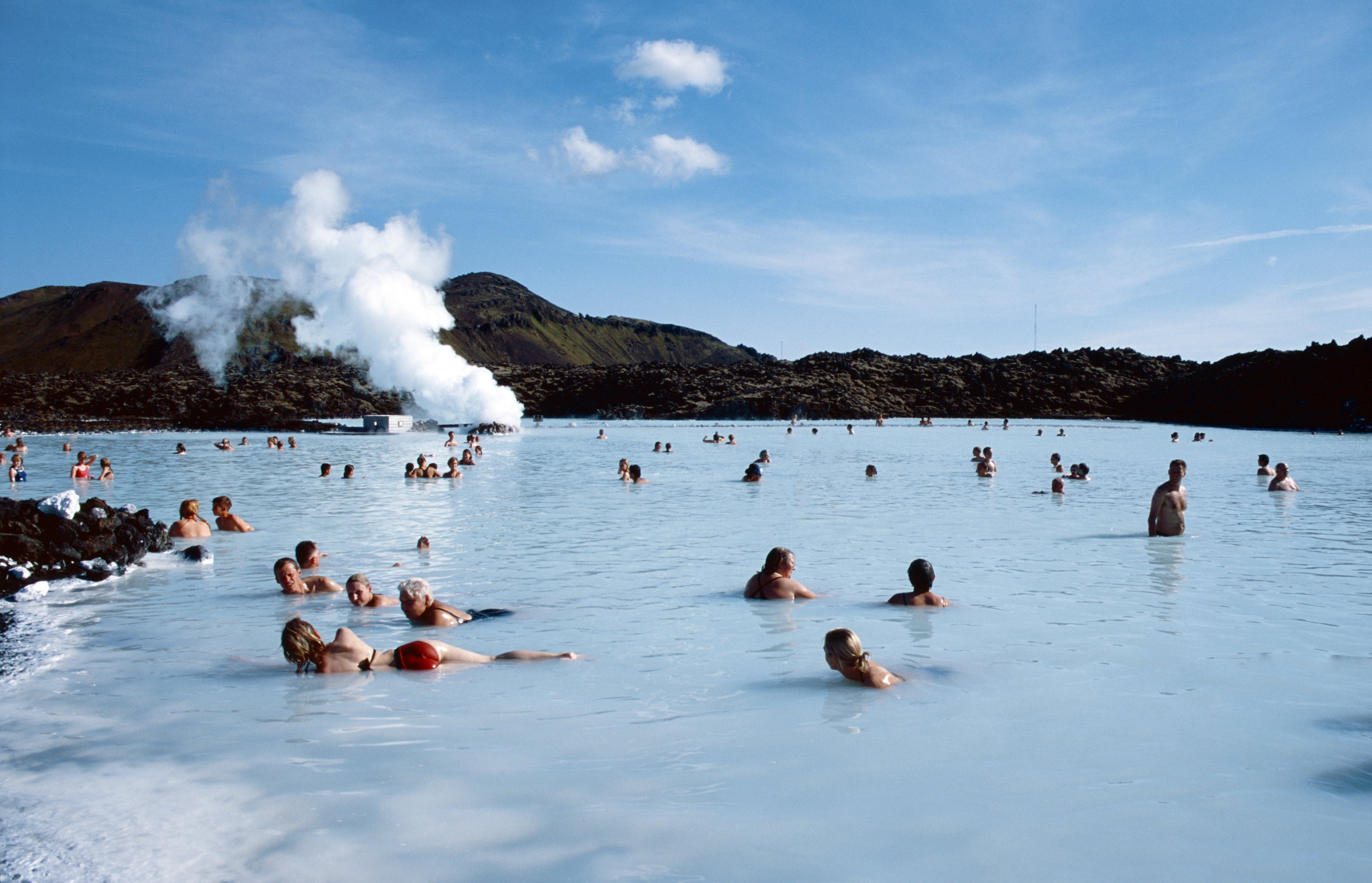 Blue lagoon spa is the most popular spa in Iceland